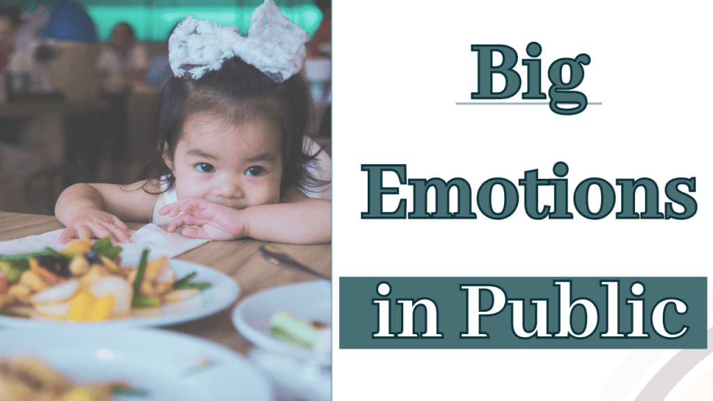 Helping Toddlers with Big Emotions in Public: The Power of&nbsp;Modeling